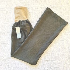 MOTHERHOOD MATERNITY LARGE PANTS GRAY NEW